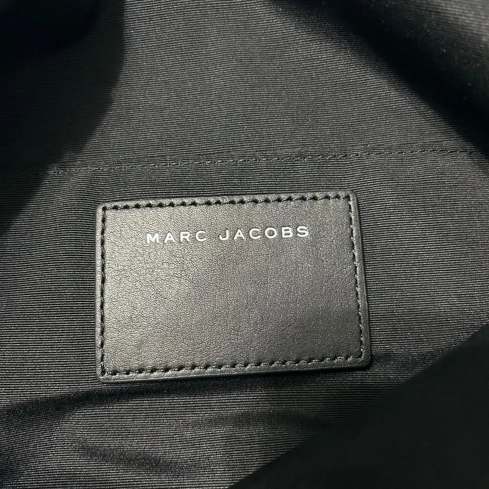 Marc Jacobs x MTV Blue Canvas Tote Bag - Used Stylish Graphic Logo Shopper Bag - Picture 7 of 8